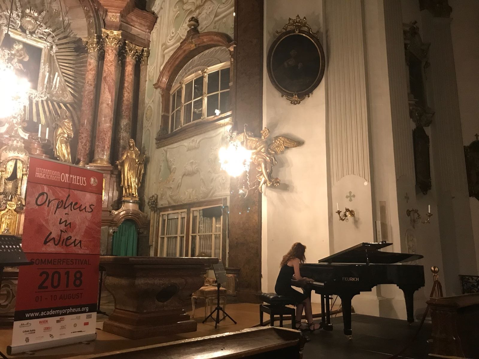 Sezen Karakaş an der Internationalen Musikakademie Orpheus Wien 2018
